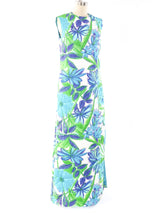 Dynasty Quilted Floral Tunic Dress arcadeshops.com