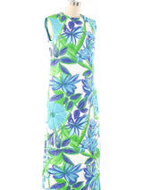 Dynasty Quilted Floral Tunic Dress arcadeshops.com