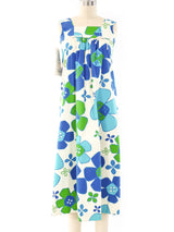1960's Hawaiian Floral Dress Dress arcadeshops.com
