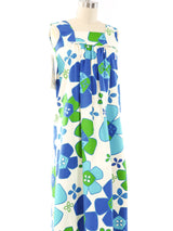 1960's Hawaiian Floral Dress Dress arcadeshops.com