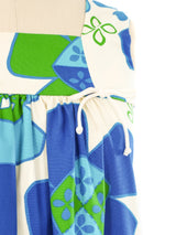 1960's Hawaiian Floral Dress Dress arcadeshops.com