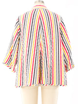 Striped Terry Lined Beach Jacket Jacket arcadeshops.com