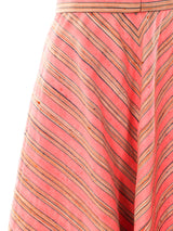 Striped Raw Silk Ensemble Suit arcadeshops.com