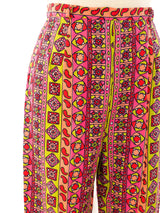 1960's Graphic Printed Trousers Bottom arcadeshops.com
