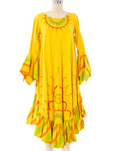 Josefa Embroidered Ruffle Dress Dress arcadeshops.com