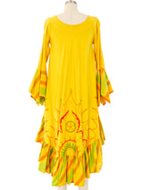 Josefa Embroidered Ruffle Dress Dress arcadeshops.com