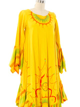 Josefa Embroidered Ruffle Dress Dress arcadeshops.com