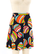 Rainbow Ball Printed Skirt Bottom arcadeshops.com