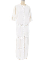 1970's Pintuck Cotton Duster Dress arcadeshops.com