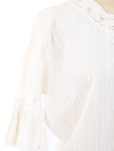 1970's Pintuck Cotton Duster Dress arcadeshops.com