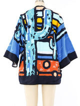 Michaele Vollbracht Cat Printed Jacket Jacket arcadeshops.com