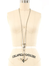 Gianfranco Ferre Anchor Pendant Necklace Accessory arcadeshops.com