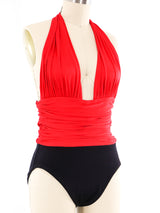 Yves Saint Laurent Halter Swimsuit Suit arcadeshops.com