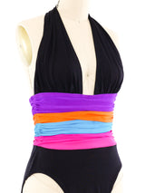 Yves Saint Laurent Halter Swimsuit Suit arcadeshops.com