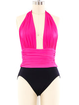 Yves Saint Laurent Halter Swimsuit Suit arcadeshops.com