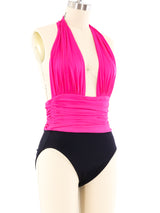 Yves Saint Laurent Halter Swimsuit Suit arcadeshops.com