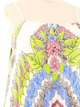 Floral Printed Scarf Dress Dress arcadeshops.com