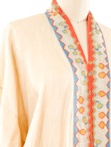 1920's Pongee Silk Robe Jacket arcadeshops.com