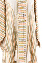 Metallic Striped Moroccan Robe Jacket arcadeshops.com