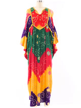 Judith Ann Embellished Tie Dye Caftan Dress arcadeshops.com
