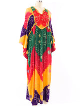 Judith Ann Embellished Tie Dye Caftan Dress arcadeshops.com