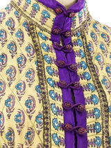 Block Printed Quilted Cropped Jacket Jacket arcadeshops.com