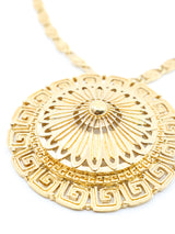 Medallion Pendant Necklace Accessory arcadeshops.com