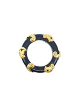 Dominique Aurientis Embellished Wood Bangle Accessory arcadeshops.com