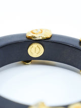 Dominique Aurientis Embellished Wood Bangle Accessory arcadeshops.com