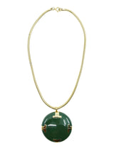 Lanvin Enamel Pendant Necklace Accessory arcadeshops.com