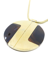 Lanvin Logo Pendant Necklace Accessory arcadeshops.com