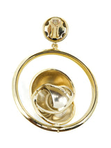 Oversized Knotted Door Knocker Earrings Accessory arcadeshops.com