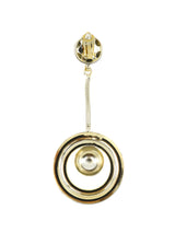 Goldtone Orb Drop Earrings Accessory arcadeshops.com