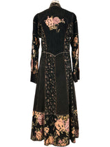 1970's Roberto Cavalli Hand Painted Suede Coat Jacket arcadeshops.com