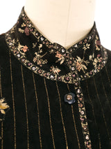 1970's Roberto Cavalli Hand Painted Suede Coat Jacket arcadeshops.com