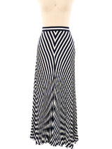 Valentino Pleated Stripe Palazzo Pants Bottom arcadeshops.com