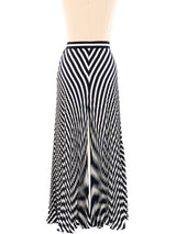 Valentino Pleated Stripe Palazzo Pants Bottom arcadeshops.com