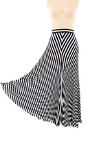 Valentino Pleated Stripe Palazzo Pants Bottom arcadeshops.com