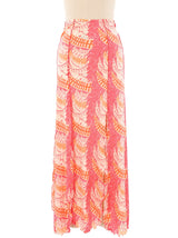 Stephen Burrows Fringe Maxi Skirt Bottom arcadeshops.com