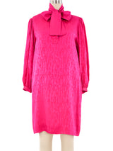 Jacquard Silk Shirt Dress Dress arcadeshops.com