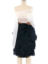 Gianfranco Ferre Deconstructed Banded Mini Dress Dress arcadeshops.com