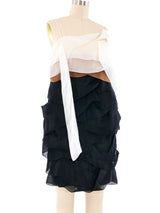 Gianfranco Ferre Deconstructed Banded Mini Dress Dress arcadeshops.com