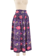 Embellished Silk Indian Skirt Bottom arcadeshops.com