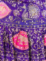 Embellished Silk Indian Skirt Bottom arcadeshops.com