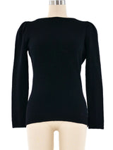 Spiderweb Open Back Sweater Top arcadeshops.com