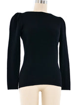 Spiderweb Open Back Sweater Top arcadeshops.com