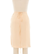 Thierry Mugler Chiffon Wrap Skirt Bottom arcadeshops.com
