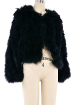Marabou Feather Jacket Jacket arcadeshops.com