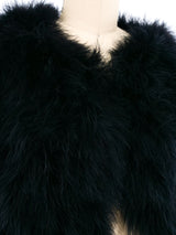 Marabou Feather Jacket Jacket arcadeshops.com