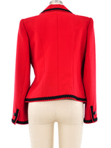 Yves Saint Laurent Ribbon Trimmed Jacket Jacket arcadeshops.com